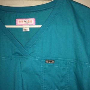 2 Koi Scrub Tops